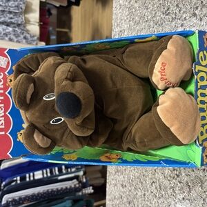 Fisher-Price Brown Plush Bear Toy